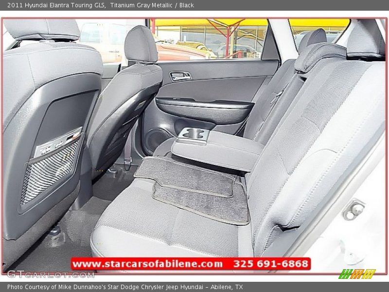 Titanium Gray Metallic / Black 2011 Hyundai Elantra Touring GLS