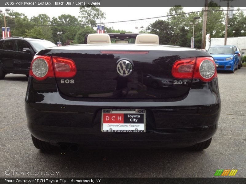 Black Uni / Cornsilk Beige 2009 Volkswagen Eos Lux