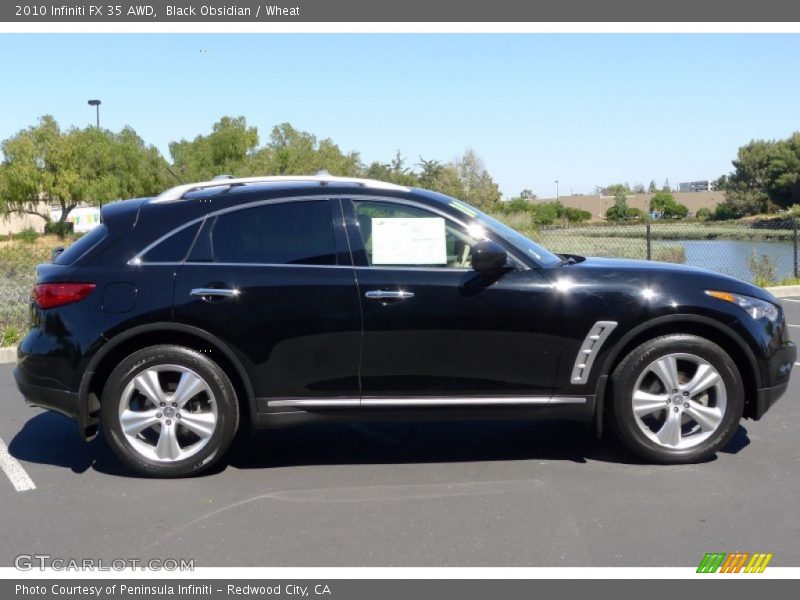 Black Obsidian / Wheat 2010 Infiniti FX 35 AWD