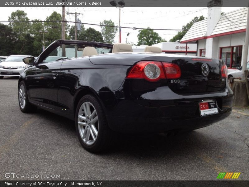 Black Uni / Cornsilk Beige 2009 Volkswagen Eos Lux
