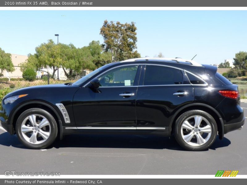 Black Obsidian / Wheat 2010 Infiniti FX 35 AWD