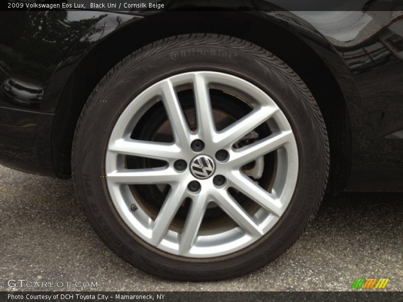 Black Uni / Cornsilk Beige 2009 Volkswagen Eos Lux