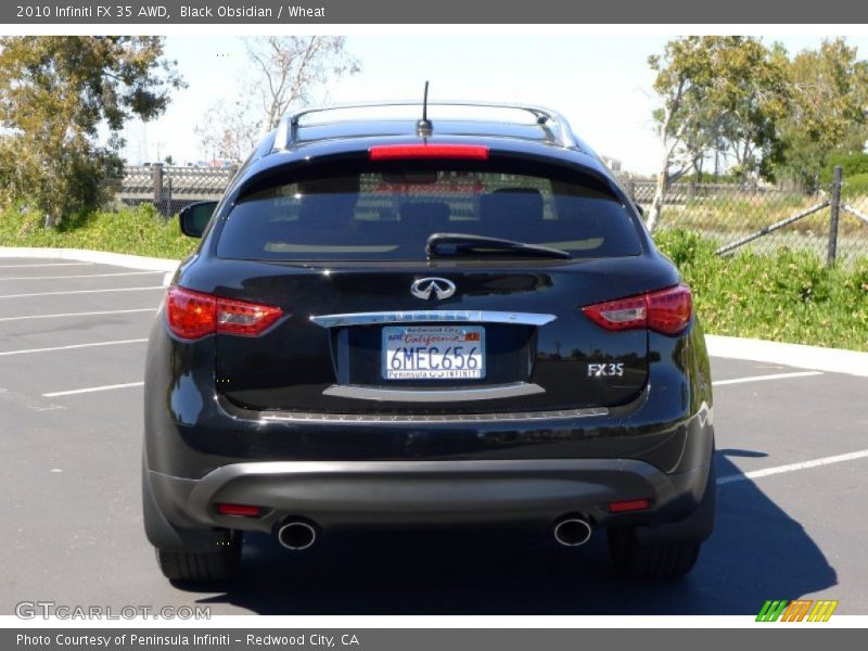 Black Obsidian / Wheat 2010 Infiniti FX 35 AWD