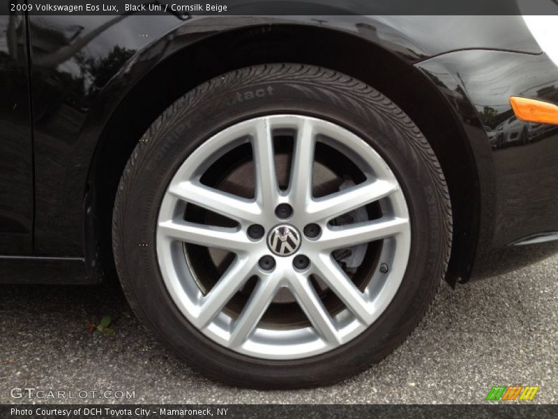 Black Uni / Cornsilk Beige 2009 Volkswagen Eos Lux