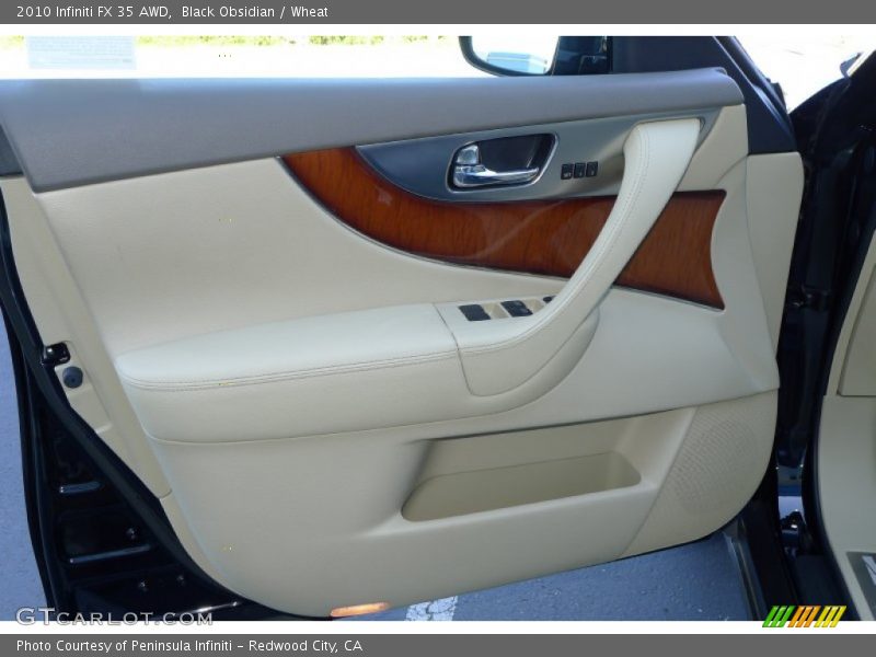 Black Obsidian / Wheat 2010 Infiniti FX 35 AWD