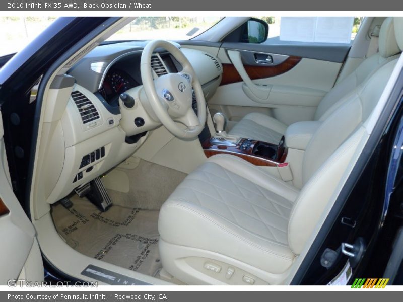 Black Obsidian / Wheat 2010 Infiniti FX 35 AWD