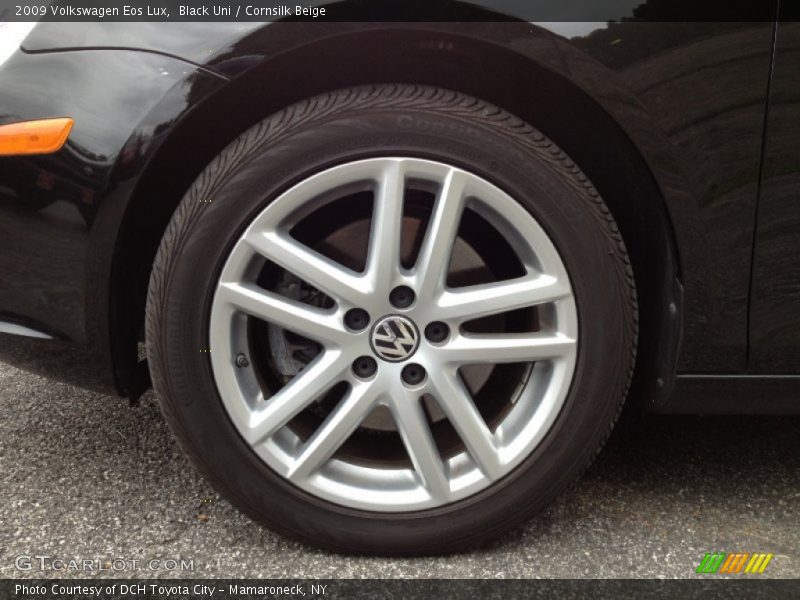 Black Uni / Cornsilk Beige 2009 Volkswagen Eos Lux