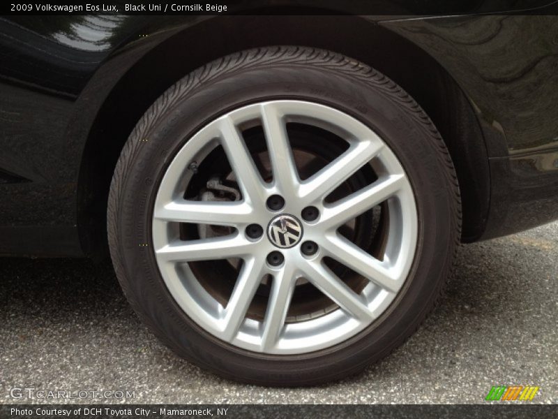Black Uni / Cornsilk Beige 2009 Volkswagen Eos Lux