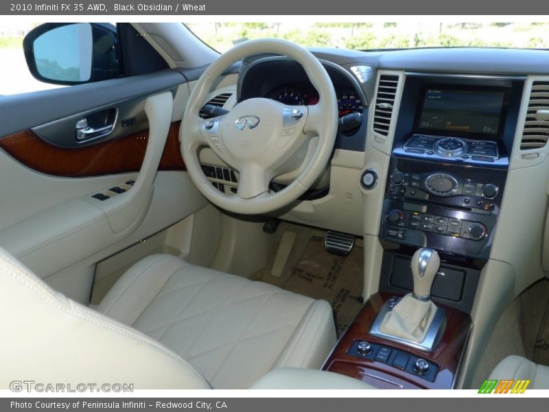 Black Obsidian / Wheat 2010 Infiniti FX 35 AWD