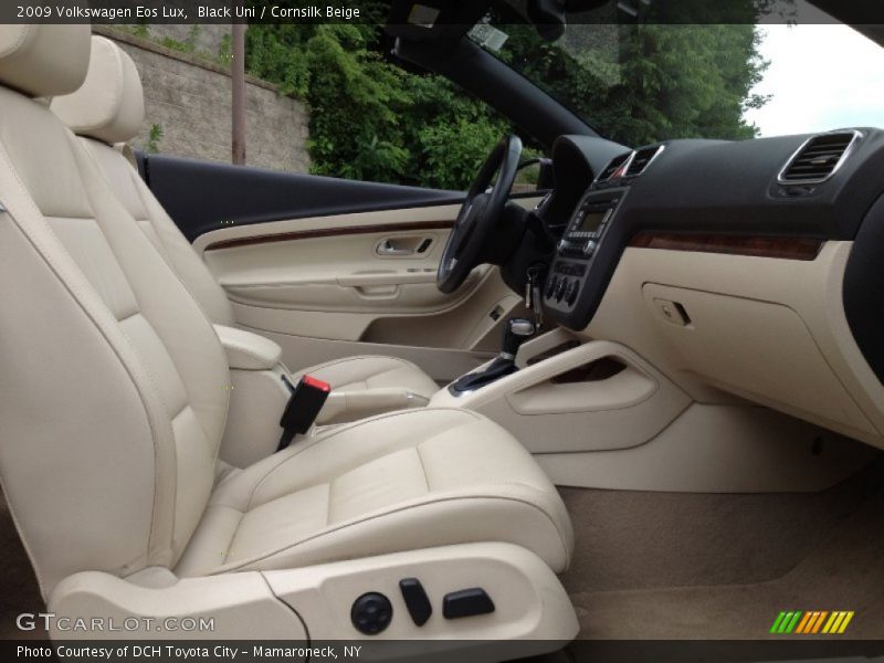 Black Uni / Cornsilk Beige 2009 Volkswagen Eos Lux