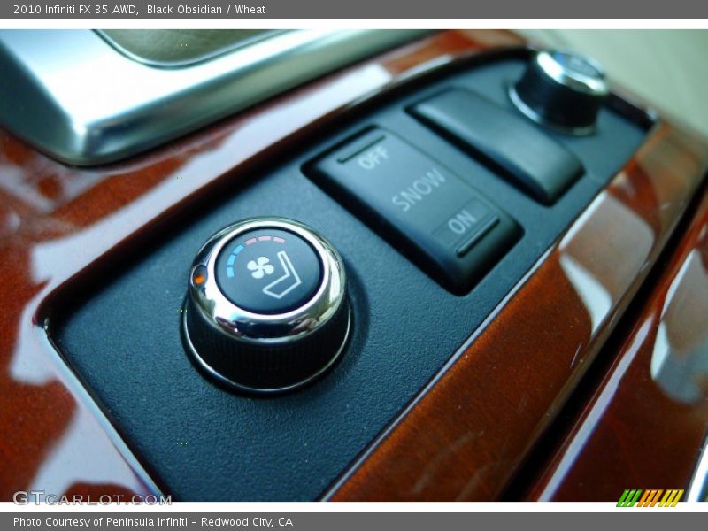 Black Obsidian / Wheat 2010 Infiniti FX 35 AWD