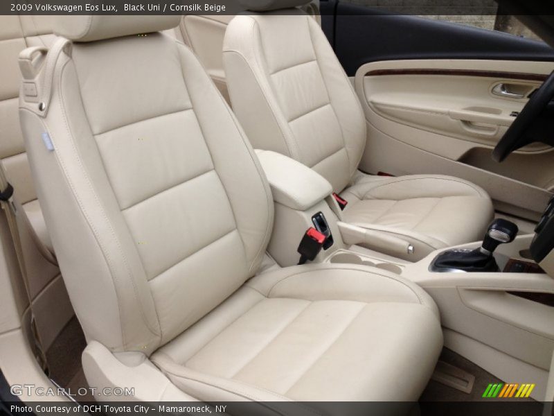 Black Uni / Cornsilk Beige 2009 Volkswagen Eos Lux