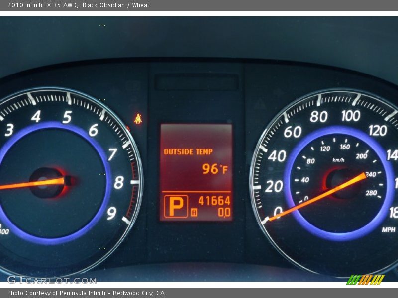 Black Obsidian / Wheat 2010 Infiniti FX 35 AWD