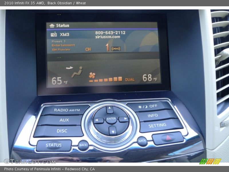 Black Obsidian / Wheat 2010 Infiniti FX 35 AWD