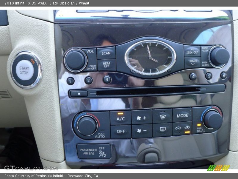 Black Obsidian / Wheat 2010 Infiniti FX 35 AWD
