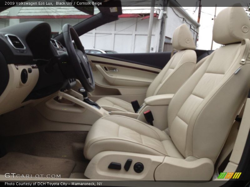 Black Uni / Cornsilk Beige 2009 Volkswagen Eos Lux