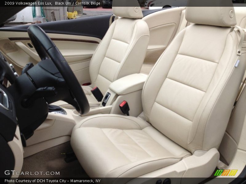 Black Uni / Cornsilk Beige 2009 Volkswagen Eos Lux