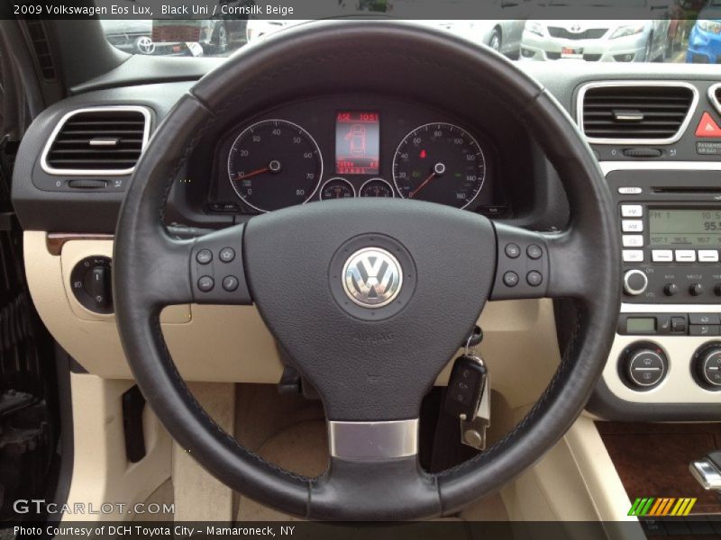 Black Uni / Cornsilk Beige 2009 Volkswagen Eos Lux