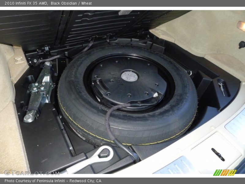 Black Obsidian / Wheat 2010 Infiniti FX 35 AWD