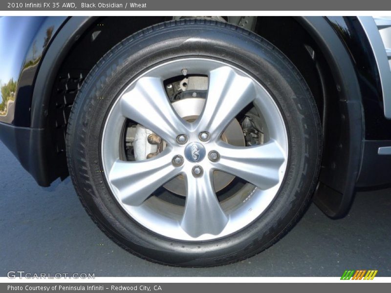 Black Obsidian / Wheat 2010 Infiniti FX 35 AWD
