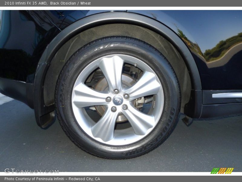 Black Obsidian / Wheat 2010 Infiniti FX 35 AWD