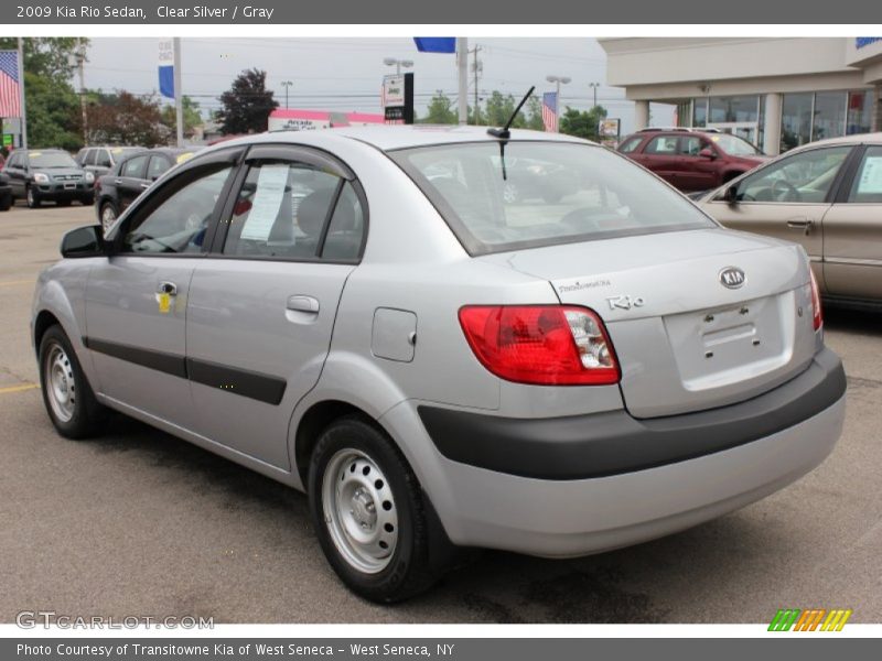  2009 Rio Sedan Clear Silver