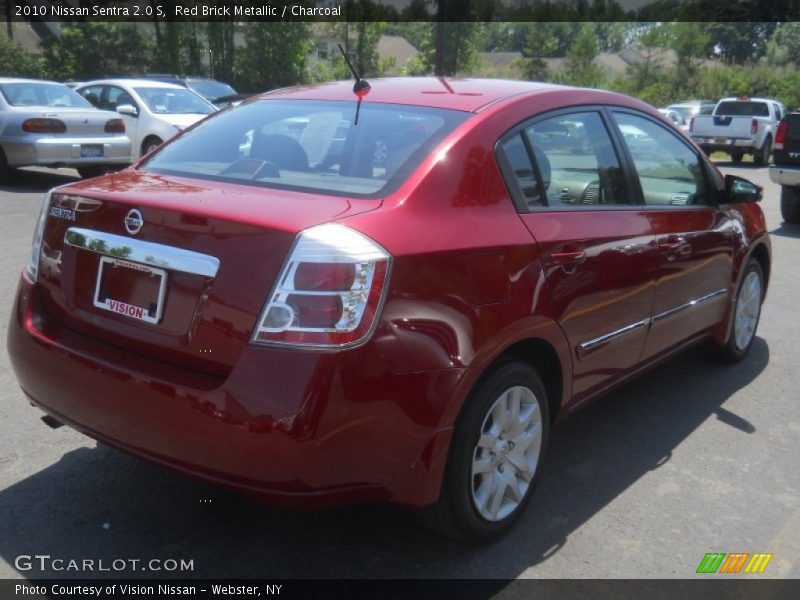 Red Brick Metallic / Charcoal 2010 Nissan Sentra 2.0 S