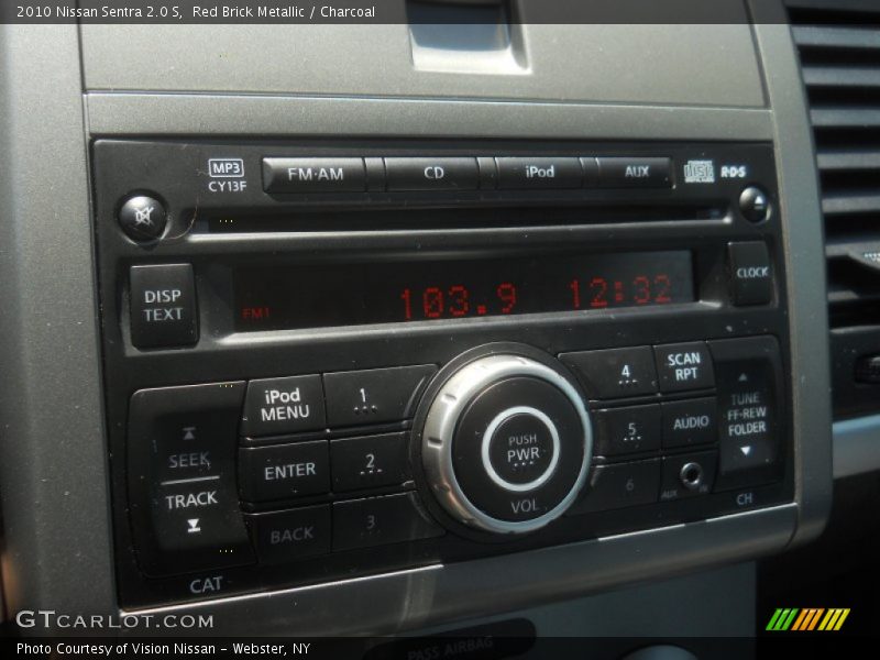 Red Brick Metallic / Charcoal 2010 Nissan Sentra 2.0 S