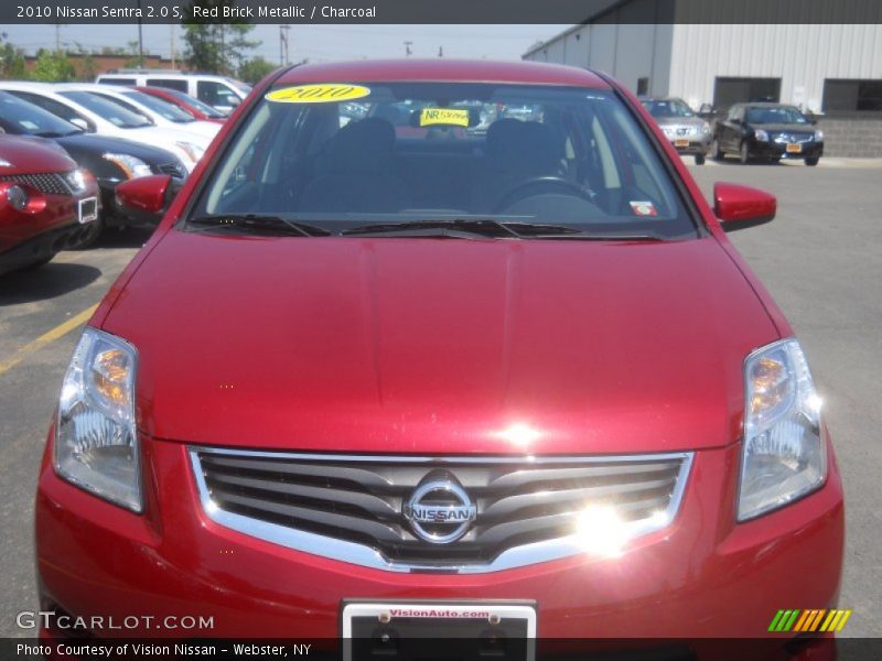 Red Brick Metallic / Charcoal 2010 Nissan Sentra 2.0 S