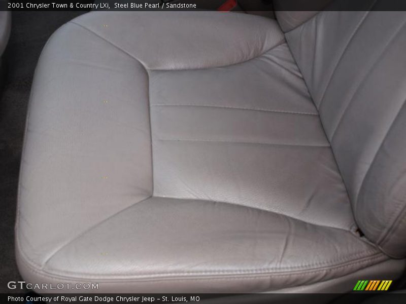 Steel Blue Pearl / Sandstone 2001 Chrysler Town & Country LXi