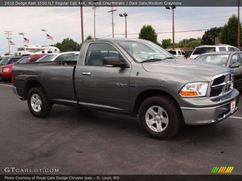 Mineral Gray Metallic / Dark Slate/Medium Graystone 2010 Dodge Ram 1500 SLT Regular Cab 4x4