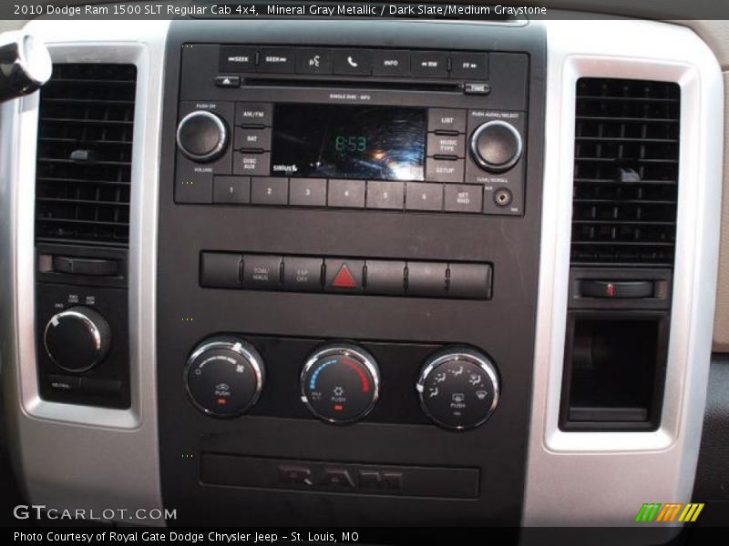 Mineral Gray Metallic / Dark Slate/Medium Graystone 2010 Dodge Ram 1500 SLT Regular Cab 4x4