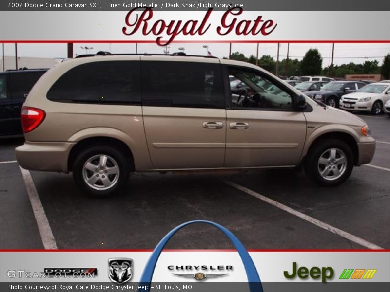 Linen Gold Metallic / Dark Khaki/Light Graystone 2007 Dodge Grand Caravan SXT