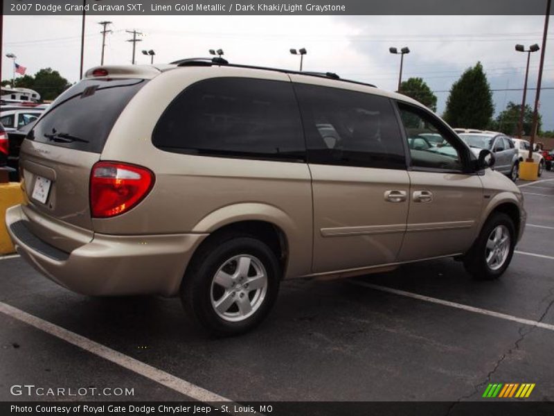 Linen Gold Metallic / Dark Khaki/Light Graystone 2007 Dodge Grand Caravan SXT