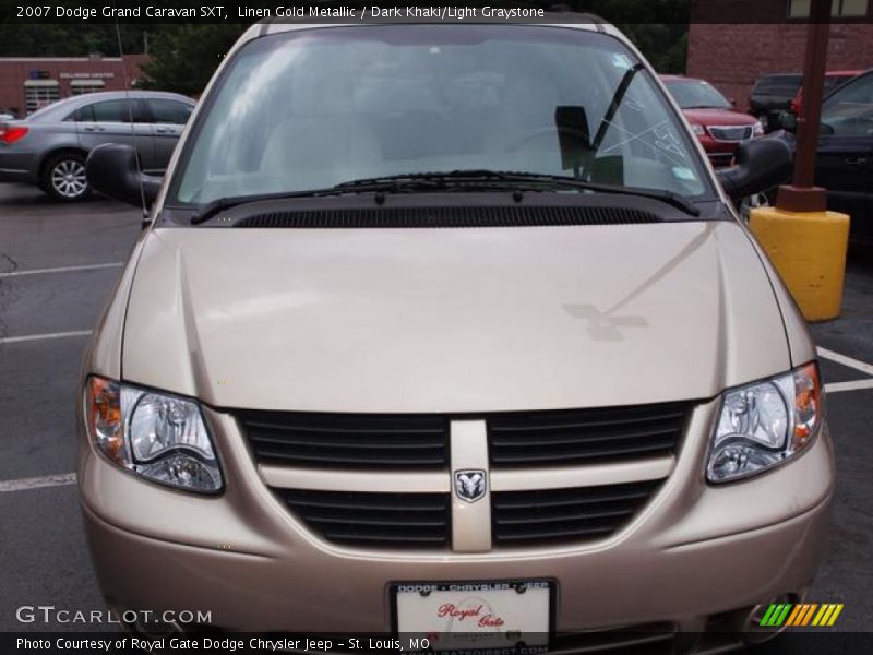 Linen Gold Metallic / Dark Khaki/Light Graystone 2007 Dodge Grand Caravan SXT