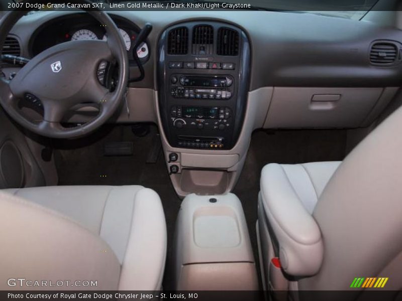 Linen Gold Metallic / Dark Khaki/Light Graystone 2007 Dodge Grand Caravan SXT