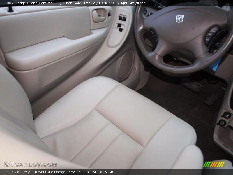 Linen Gold Metallic / Dark Khaki/Light Graystone 2007 Dodge Grand Caravan SXT