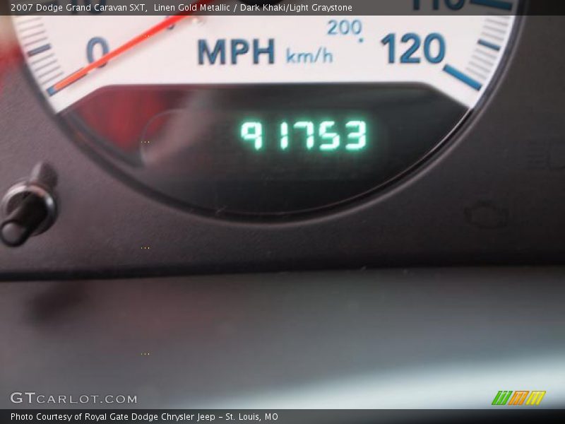 Linen Gold Metallic / Dark Khaki/Light Graystone 2007 Dodge Grand Caravan SXT