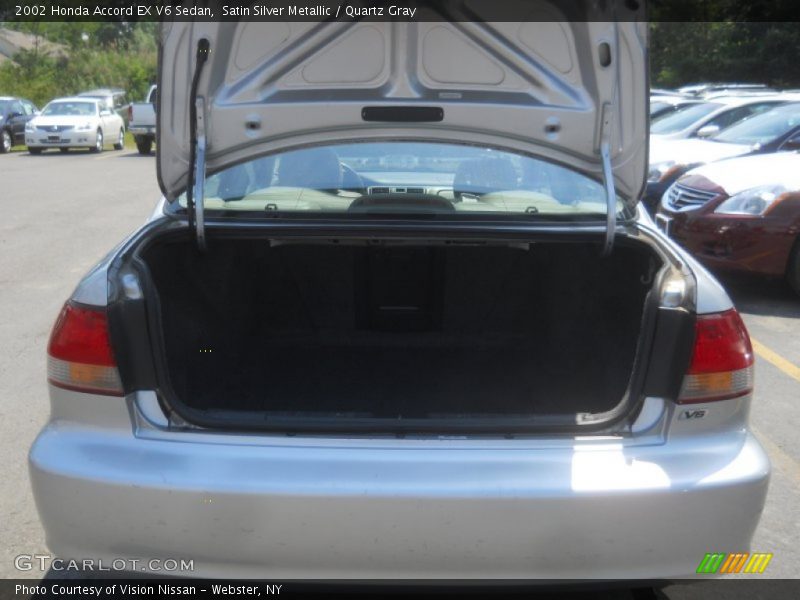 Satin Silver Metallic / Quartz Gray 2002 Honda Accord EX V6 Sedan