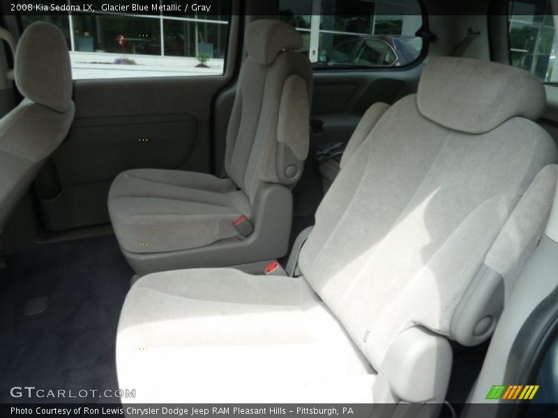 Glacier Blue Metallic / Gray 2008 Kia Sedona LX
