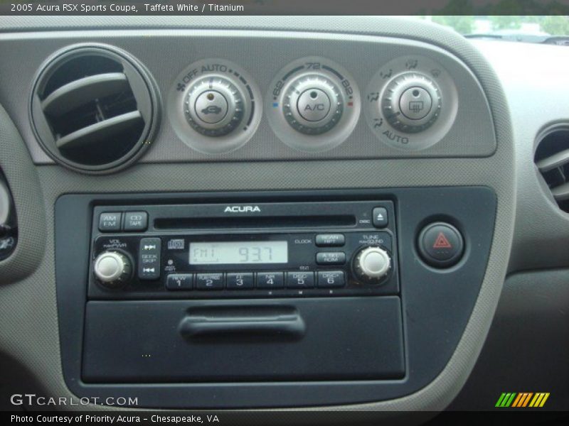 Taffeta White / Titanium 2005 Acura RSX Sports Coupe