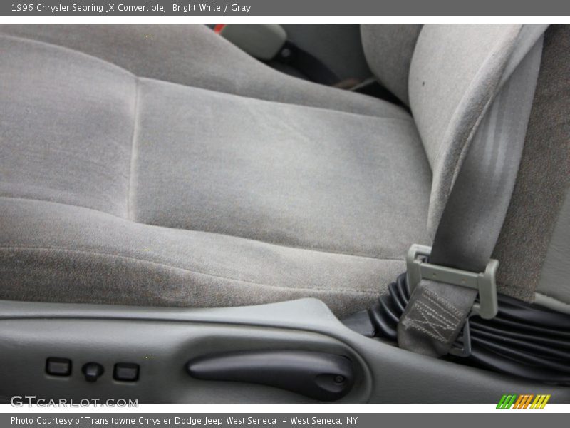 Bright White / Gray 1996 Chrysler Sebring JX Convertible