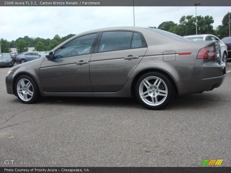 Carbon Bronze Metallic / Parchment 2008 Acura TL 3.2