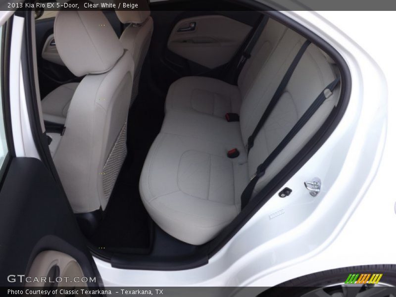 Rear Seat of 2013 Rio EX 5-Door