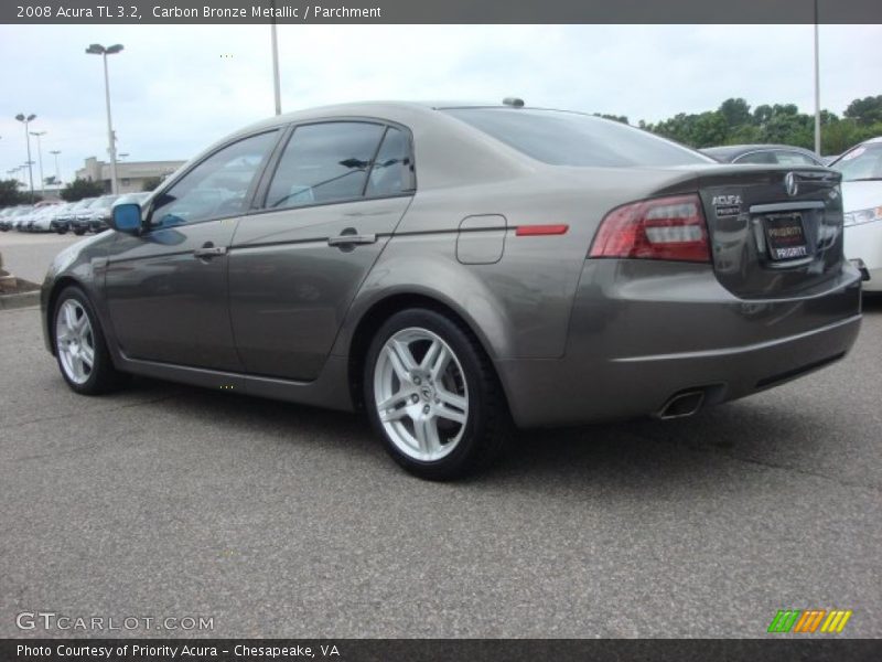 Carbon Bronze Metallic / Parchment 2008 Acura TL 3.2