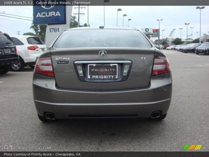Carbon Bronze Metallic / Parchment 2008 Acura TL 3.2