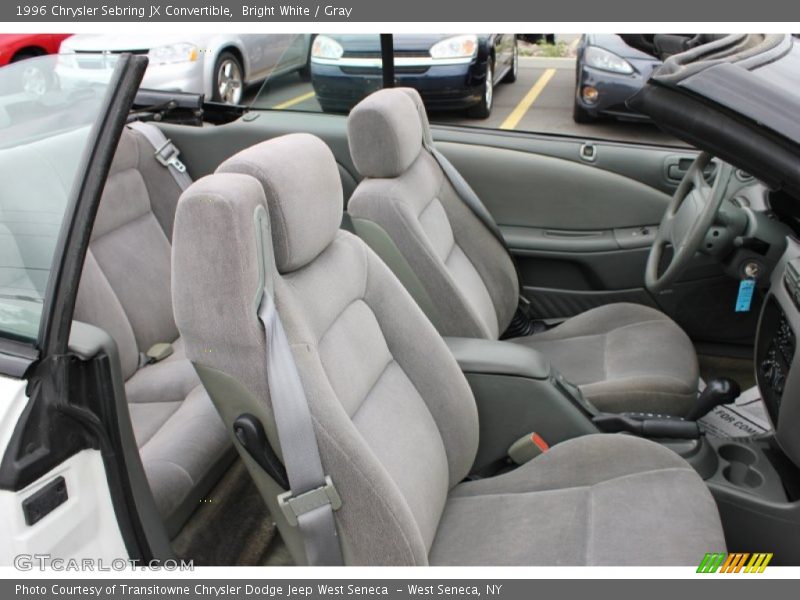  1996 Sebring JX Convertible Gray Interior