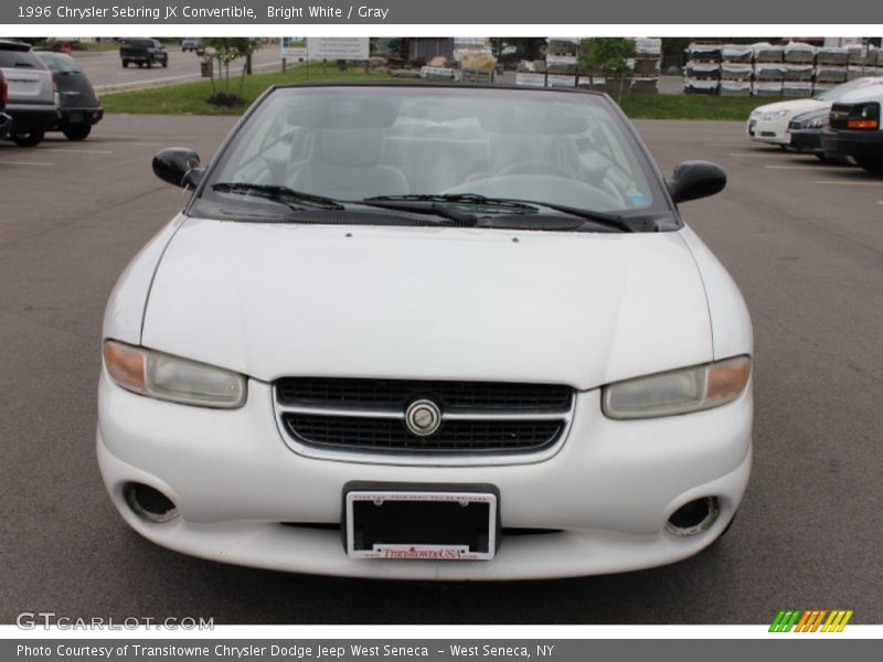 Bright White / Gray 1996 Chrysler Sebring JX Convertible