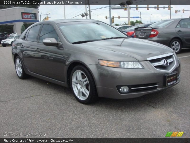 Carbon Bronze Metallic / Parchment 2008 Acura TL 3.2