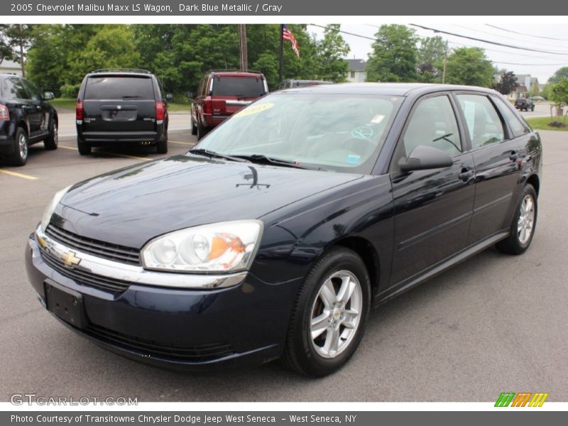 Dark Blue Metallic / Gray 2005 Chevrolet Malibu Maxx LS Wagon